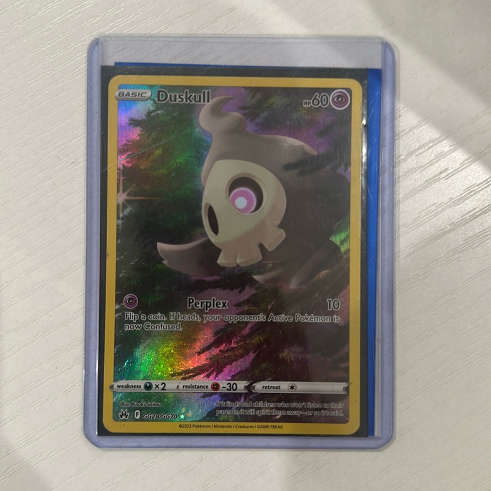 Pokémon card duskull crown zeneith